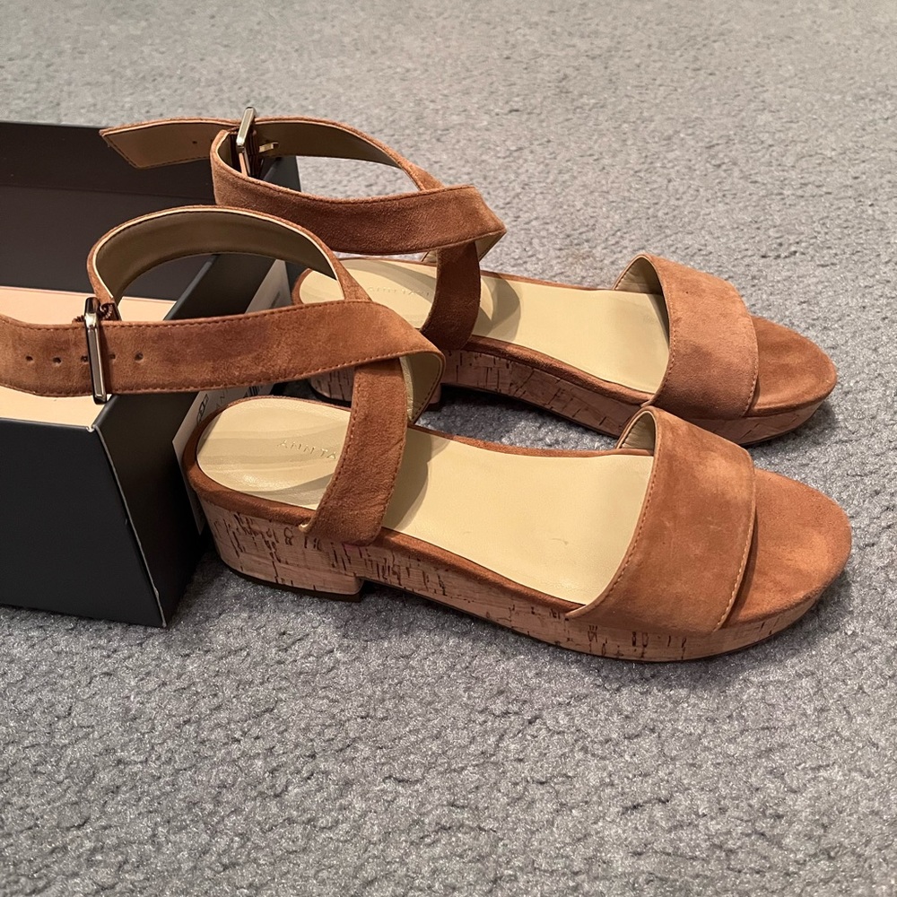 Glenna Suede platform sandal